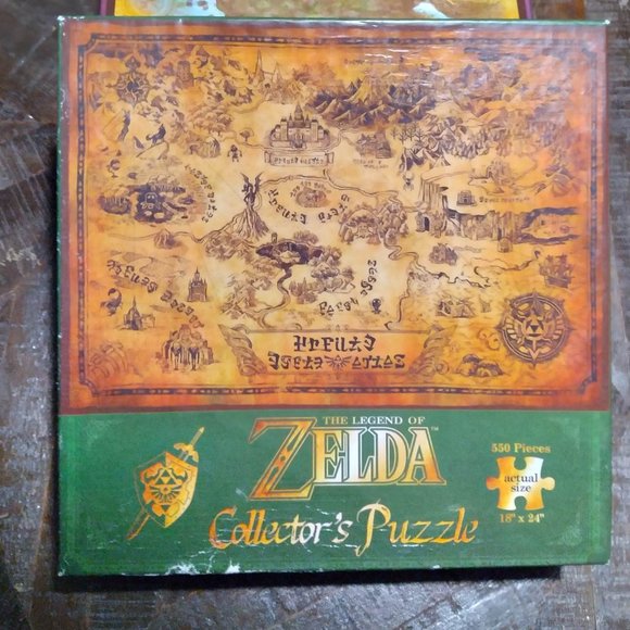 Legend of Zelda- Nintendo Puzzles- Lot of 4- 550 Piece Collector Jigsaw Puzzles - Picture 3 of 5